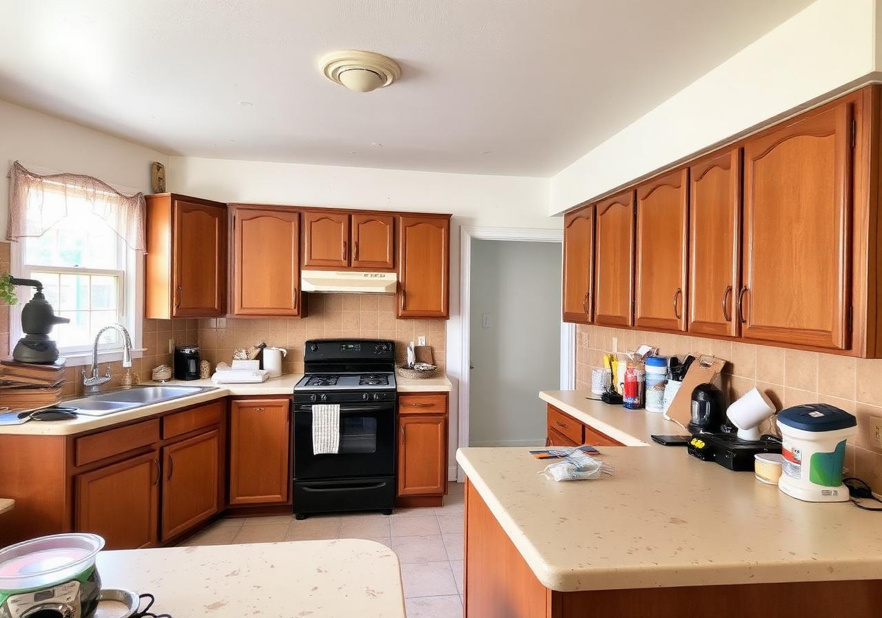 Kitchen transformation — before