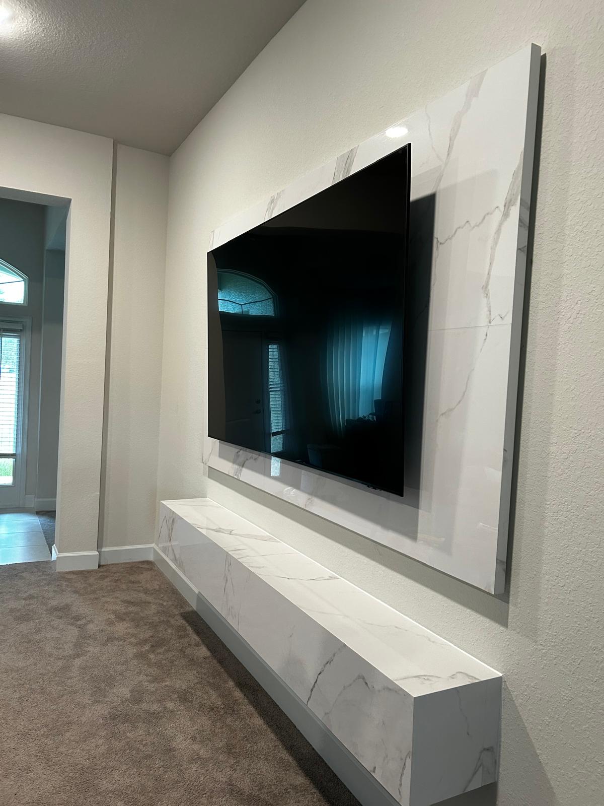 Marble Media Wall