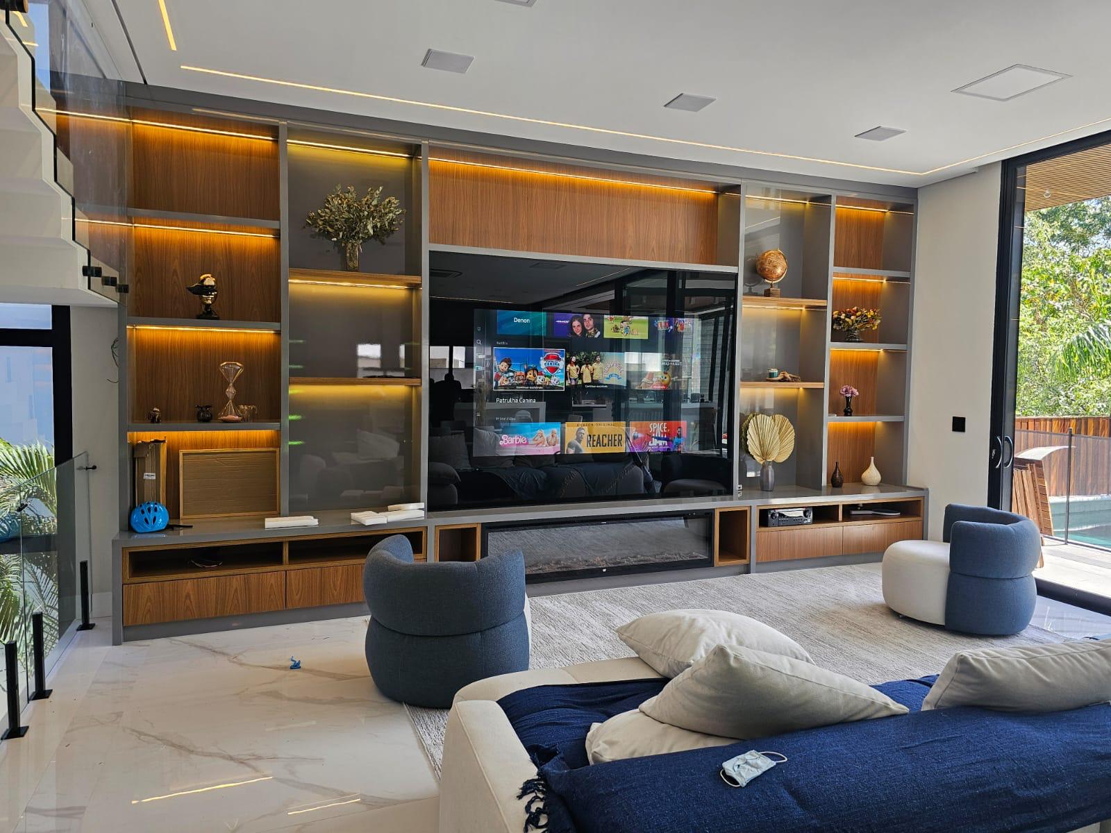 Full Wall Entertainment Center